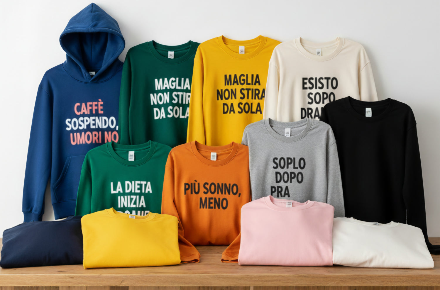 Felpe t-shirt magliette Ironiche qualsiasi occasione