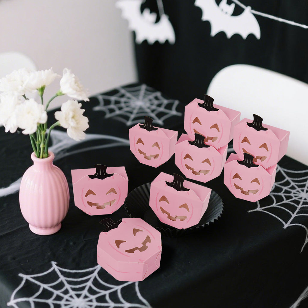 10 Pcs Halloween Pumpkin Gift Boxes