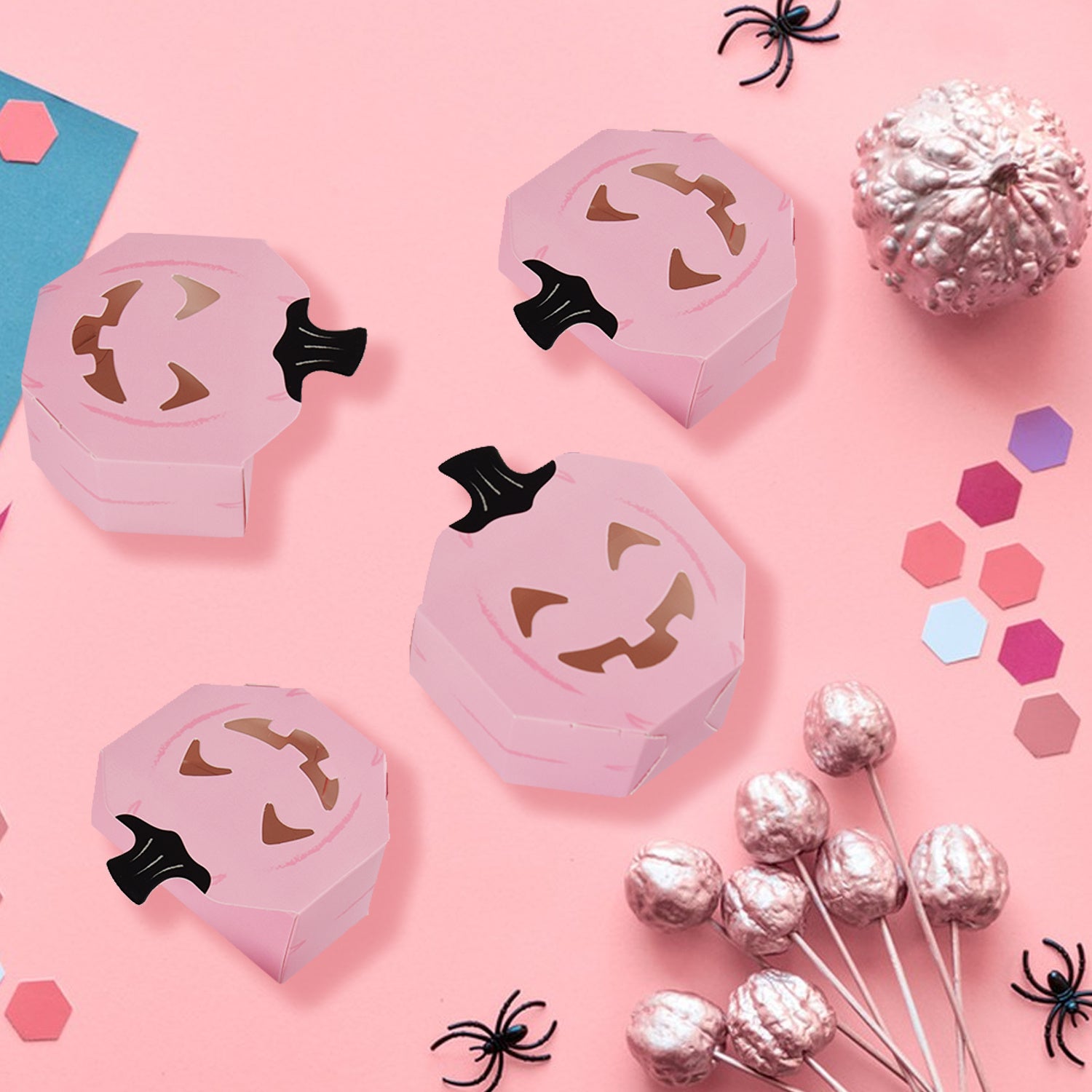 10 Pcs Halloween Pumpkin Gift Boxes