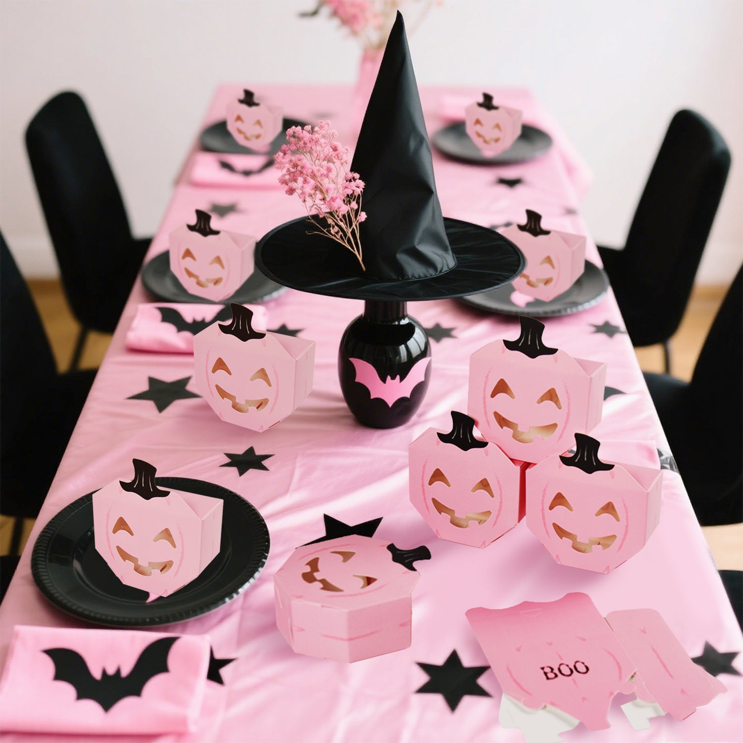 10 Pcs Halloween Pumpkin Gift Boxes