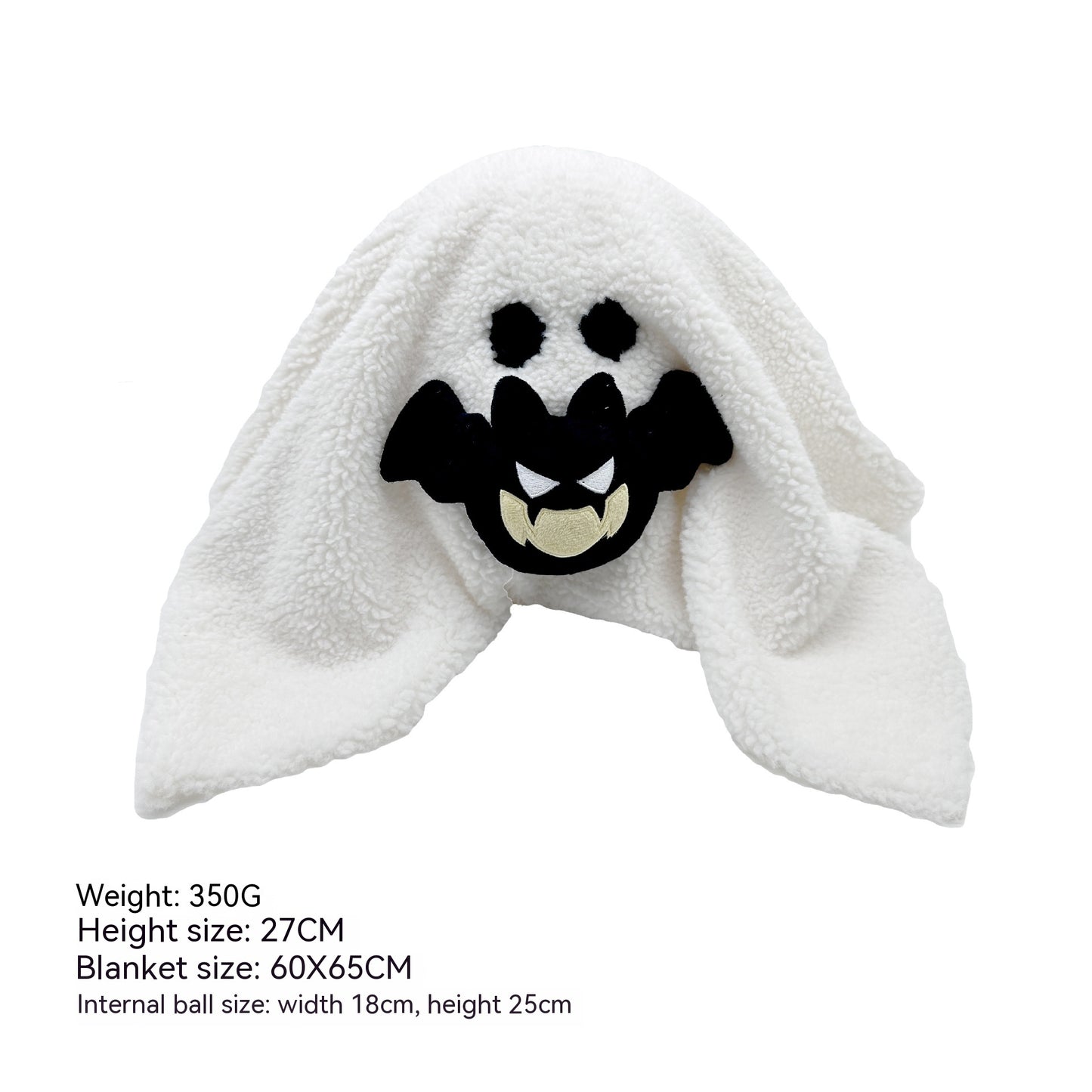 Halloween Ghost Plush Toy – Soft & Spooky Decoration Doll