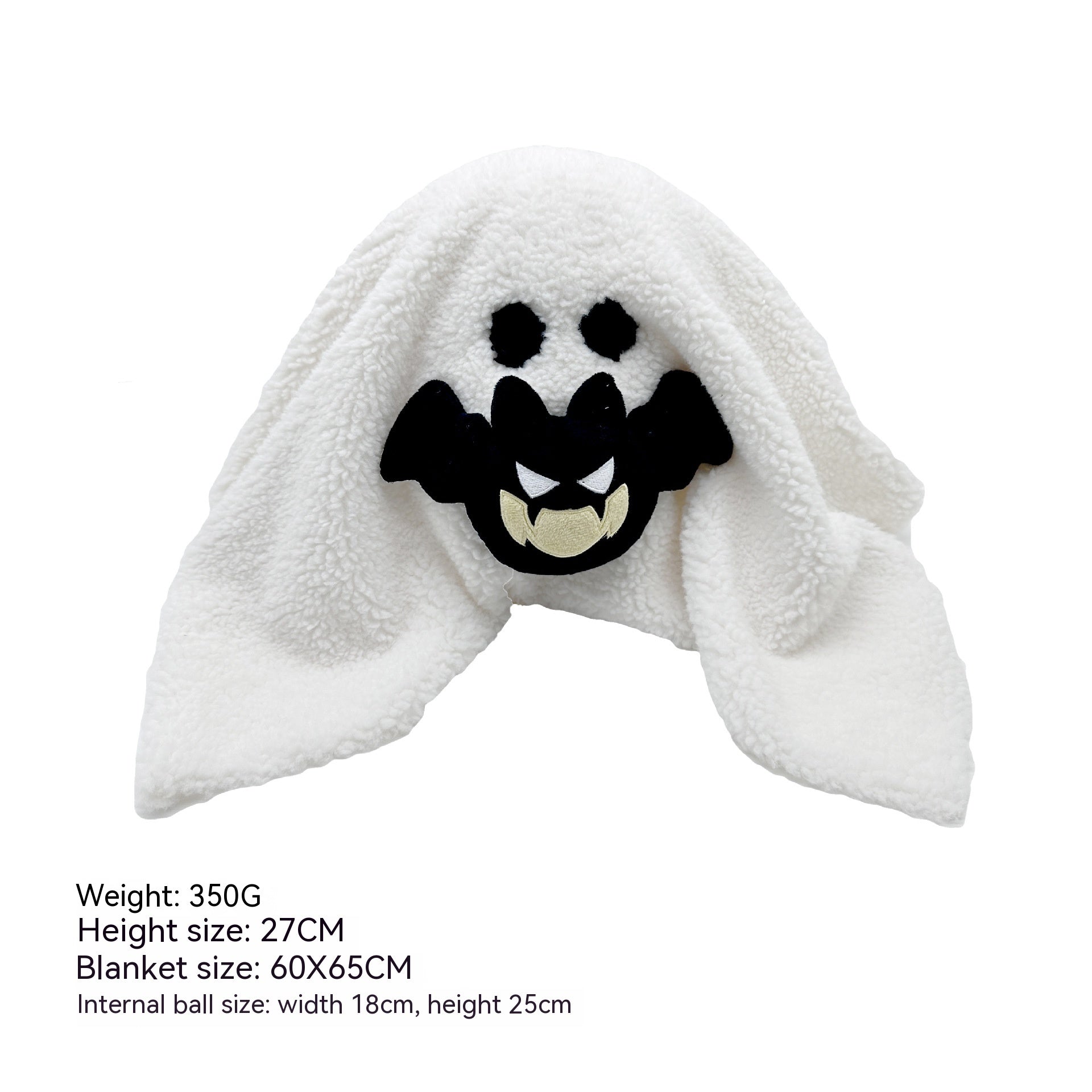 Halloween Ghost Plush Toy – Soft & Spooky Decoration Doll