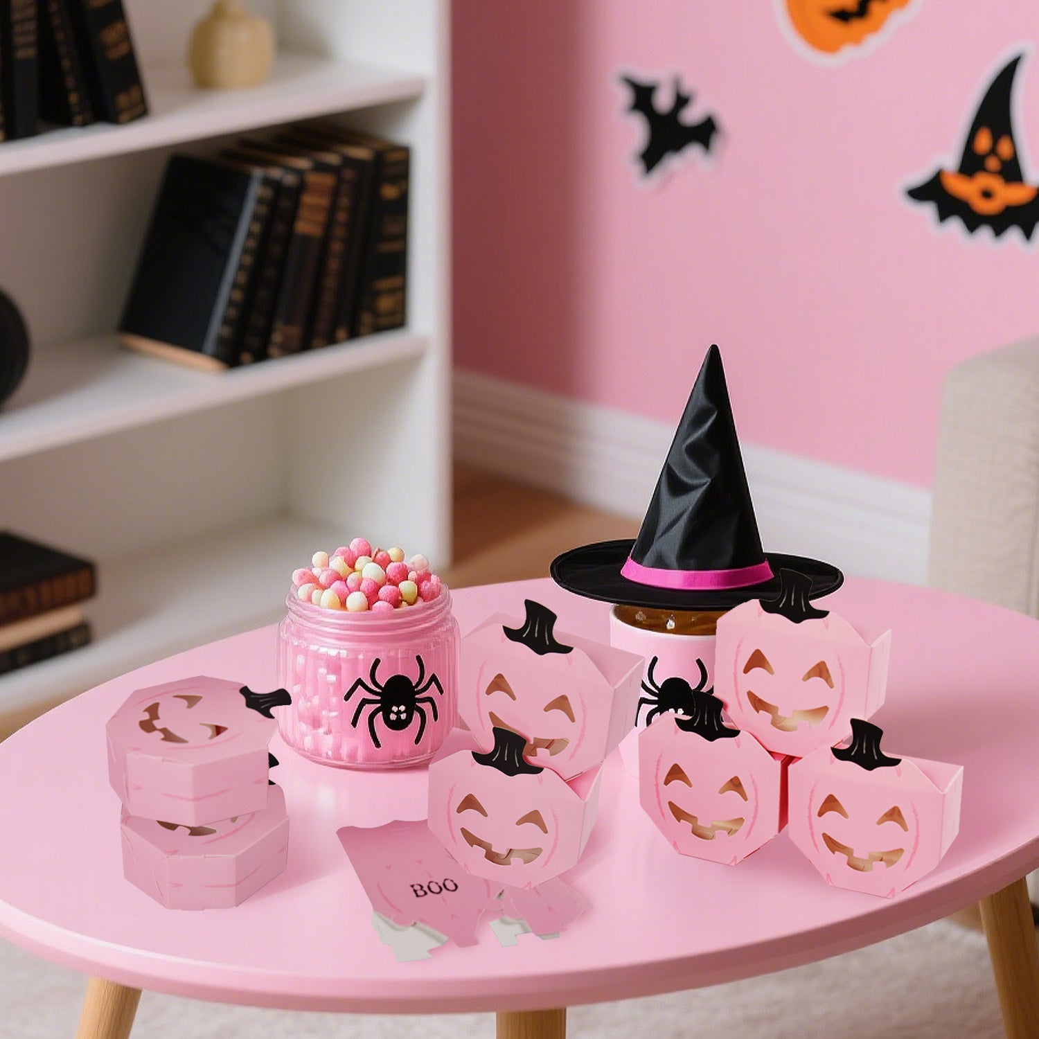 10 Pcs Halloween Pumpkin Gift Boxes
